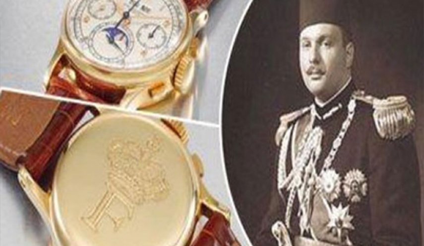 بيع ساعة نادرة لملك مصر السابق فاروق في دبي !!