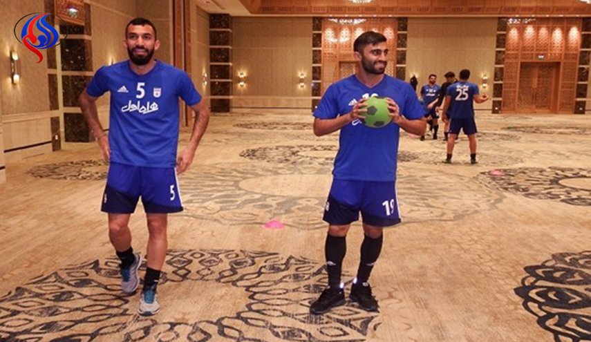 المنتخب الوطني الإيراني لكرة القدم يجري اول حصة تمرينية في تونس+صور