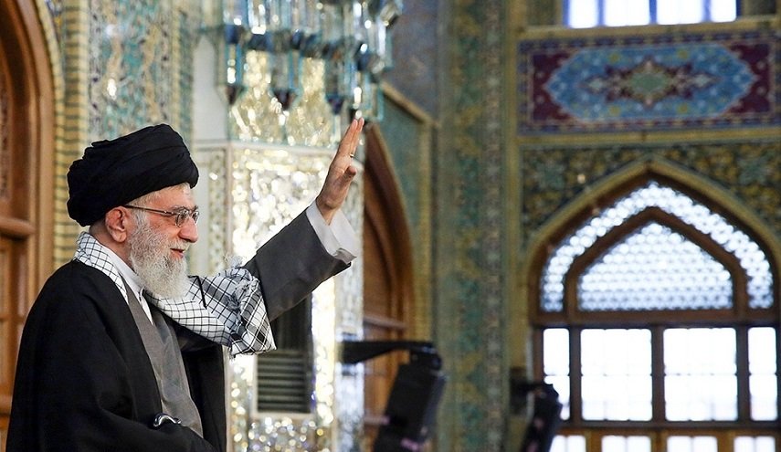 قائد الثورة الاسلامية يلقي خطابا بمناسبة رأس السنة في مشهد المقدسة