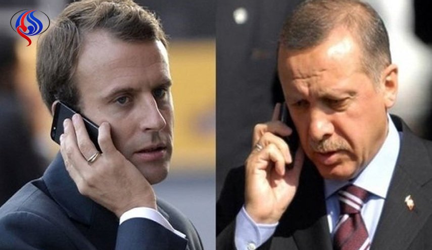 اعتراض اردوغان به ماکرون به دلیل انتقاد فرانسه از عملیات عفرین