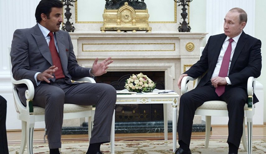 أمير قطر يصل موسكو للقاء بوتين 