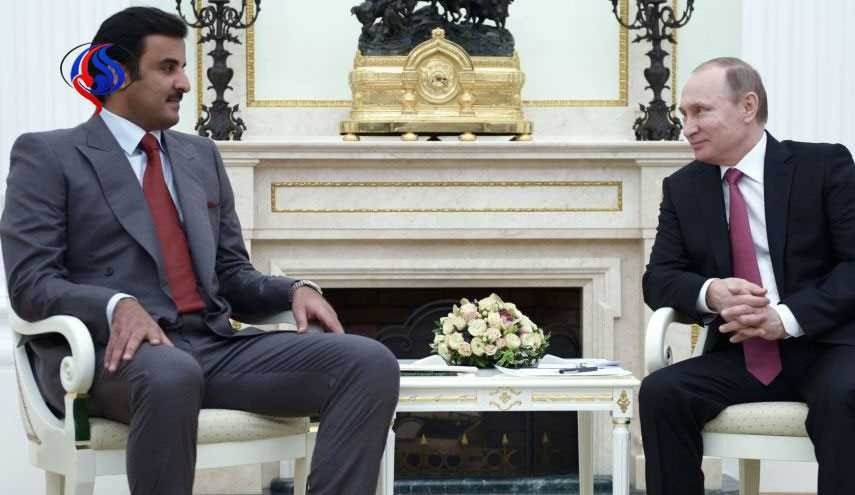 امیر قطر در دیدار با پوتین: روی روسیه حساب می‌کنیم