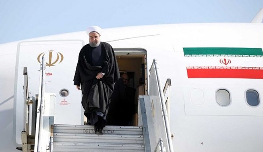 الرئيس روحاني يصل مدينة مرو التاريخية