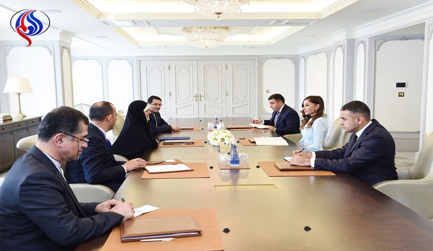 مساعد الرئيس الايراني للمرأة والاسرة تلتقي النائبة الاولى لرئيس جمهورية اذربيجان