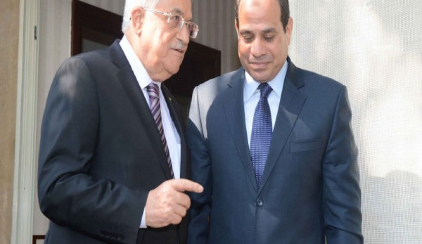 پیام مهم السیسی به رئیس تشکیلات خودگردان فلسطین