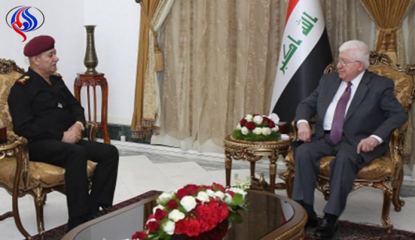 تفاصيل اللقاء بين الرئيس العراقي وقائد قوات مكافحة الإرهاب
