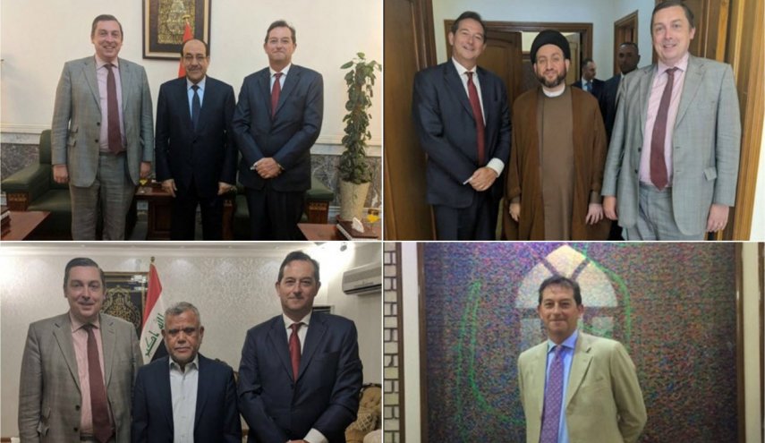 دیدارهای سفیر انگلستان در تهران با المالکی، العامری و حکیم در بغداد