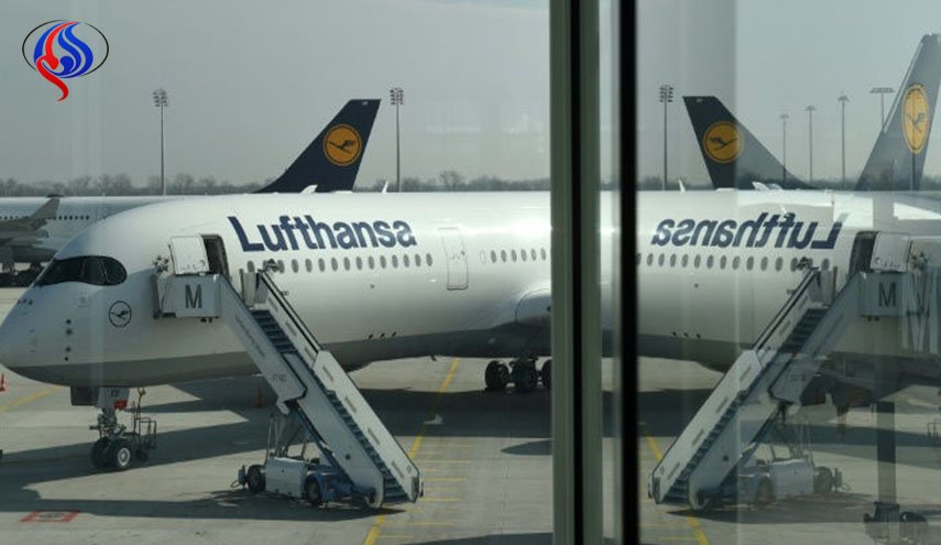 اضراب مطارات المانية يدفع شركة لوفتهانزا لإلغاء 800 رحلة جوية 