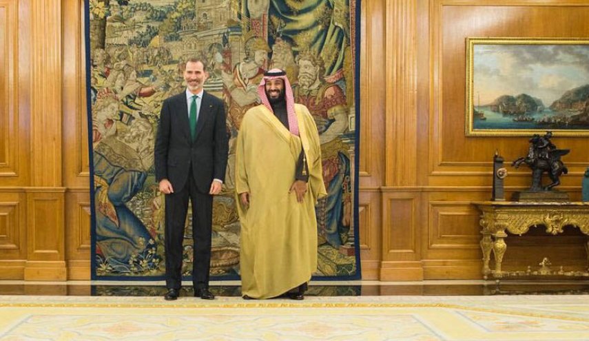 ولی‌عهد سعودی با پادشاه اسپانیا دیدار کرد