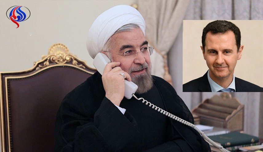 تماس تلفنی رؤسای جمهوری ایران و سوریه