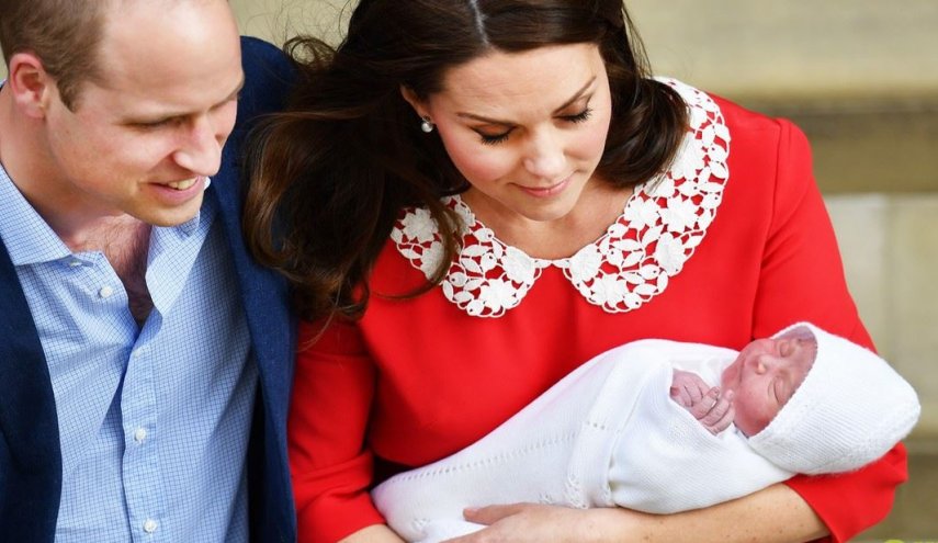 الأمير وليام وزوجته يسميان مولودهما الجديد 