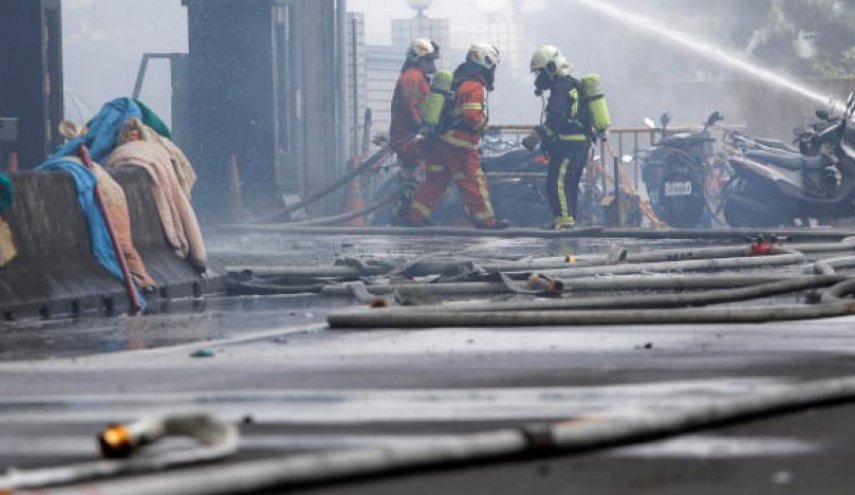مصرع 7 أشخاص في حريق بمصنع شمال تايوان