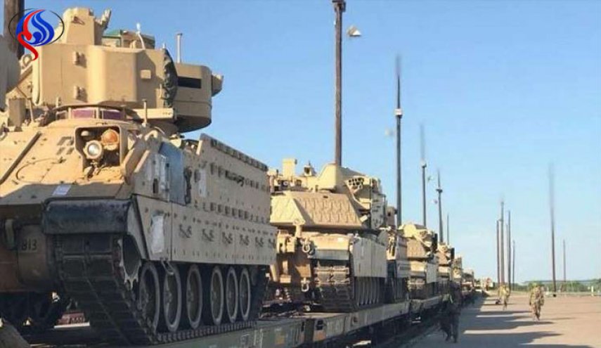 لواء دبابات أمريكية يصل إلى أوروبا 
