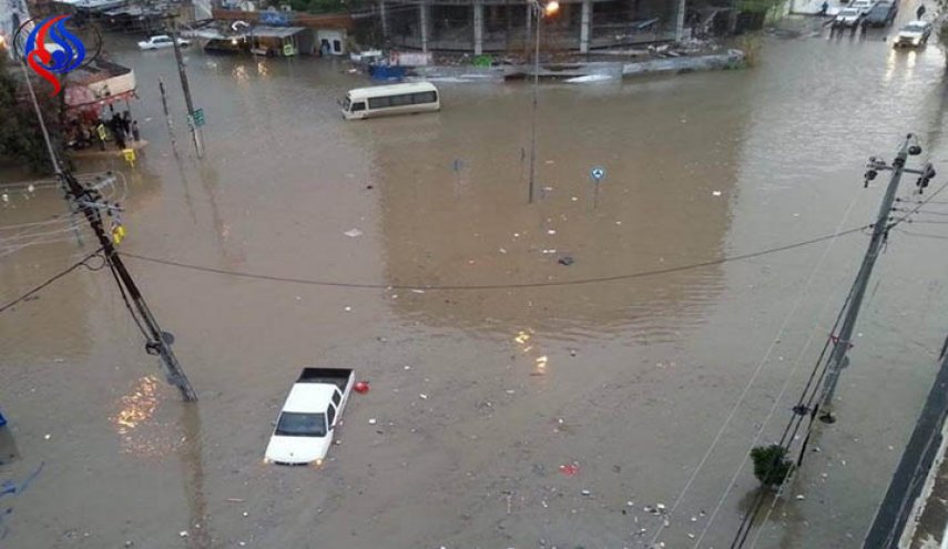 بالصور.. فيضانات في دهوك تخلف اضرارا كبيرة