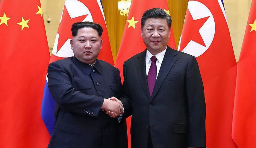 رهبر کره شمالی و رئیس جمهور چین برای دومین بار طی ماه‌های اخیر دیدار کردند