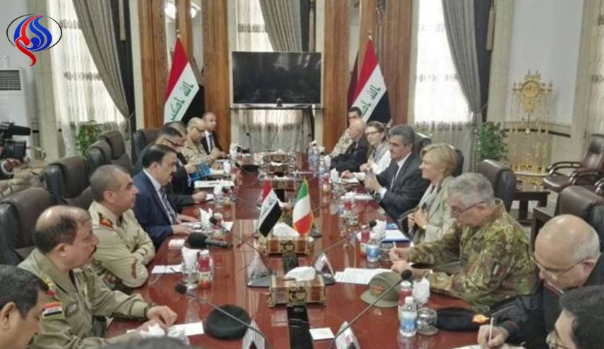 وزيرة الدفاع الايطالية في بغداد تهدف لفتح 