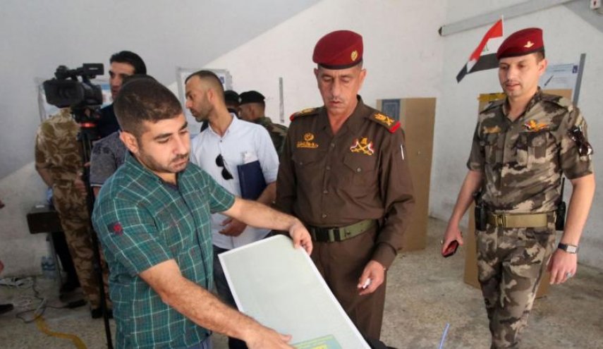 پایان رای گیری از نیروهای مسلح عراق 
