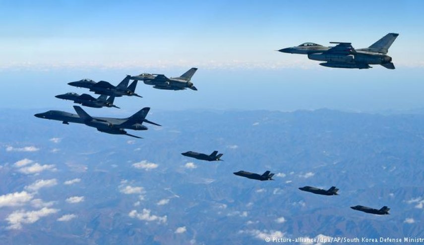 رزمایش هوایی آمریکا و کره جنوبی آغاز شد