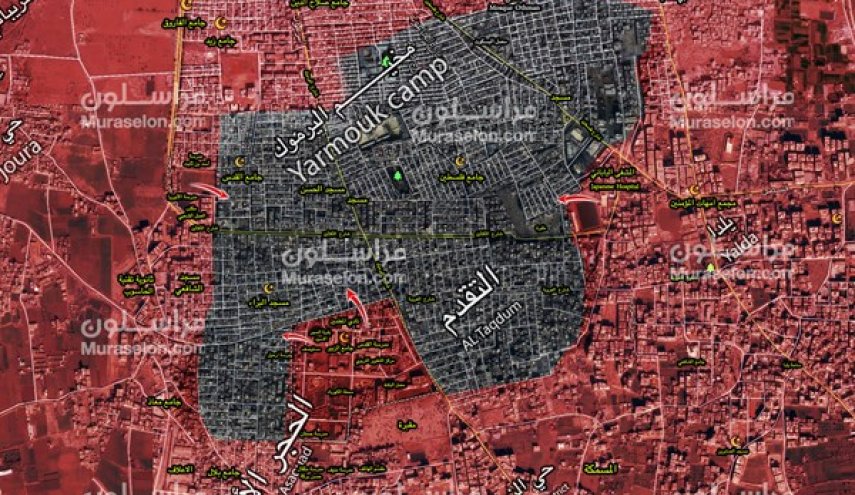 ارتش سوریه کنترل کامل مقر اصلی داعش در جنوب دمشق را به دست گرفت