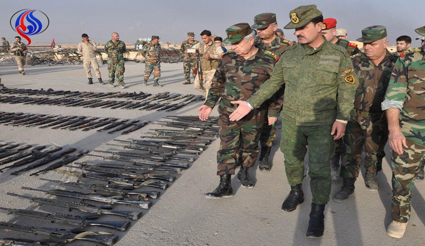 شاهد الاسلحة الثقيلة التي ضبطها الجيش السوري من المسلحين