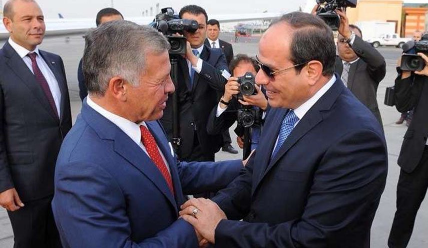 الرئيس المصري يبحث مع ملك الأردن الأوضاع في سوريا وفلسطين