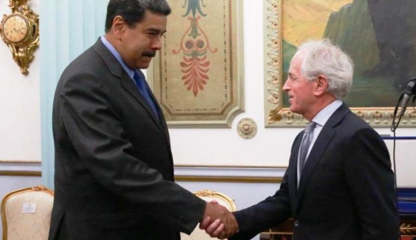 رئیس جمهوری ونزوئلا با یک مقام ارشد آمریکایی دیدار کرد
