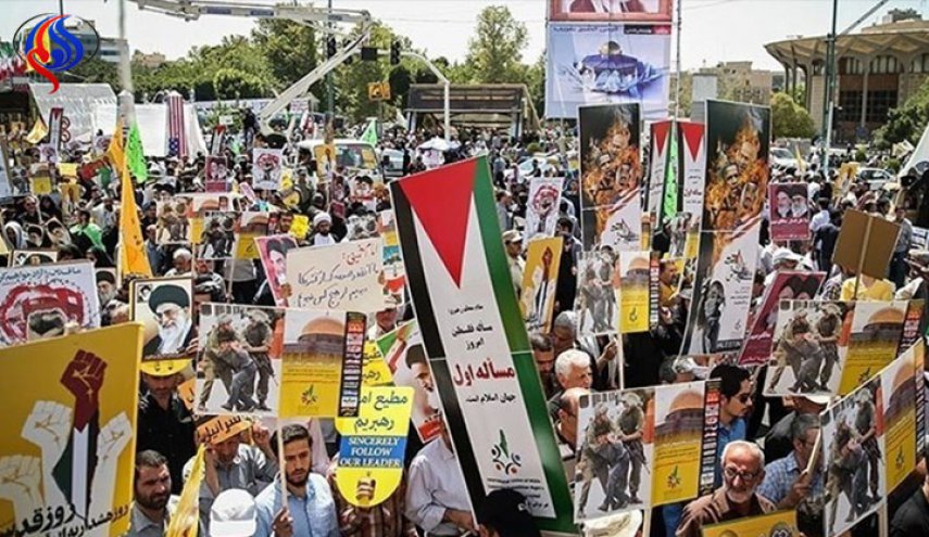 انطلاق المسيرات المليونية ليوم القدس العالمي في ايران
