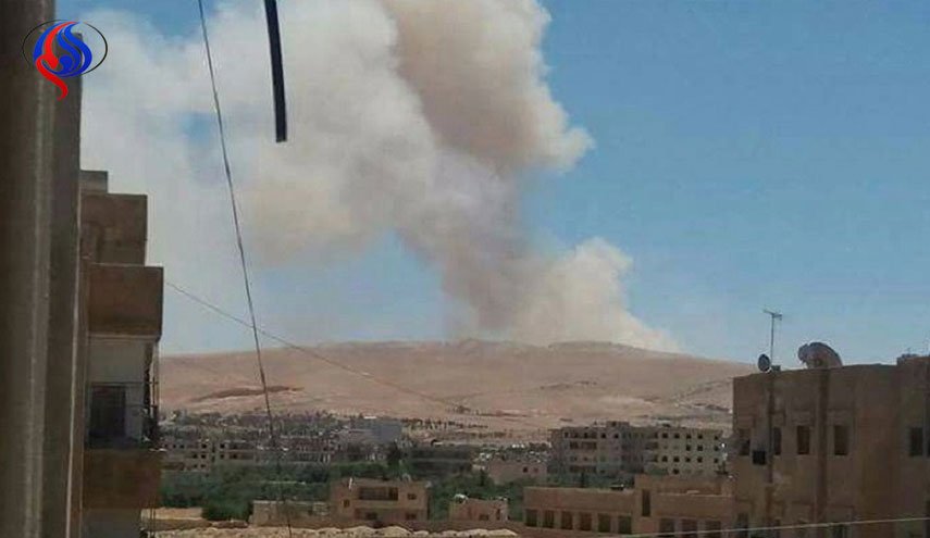 انفجارهای شدیدی منطقه القطیفه در ریف دمشق را لرزاند