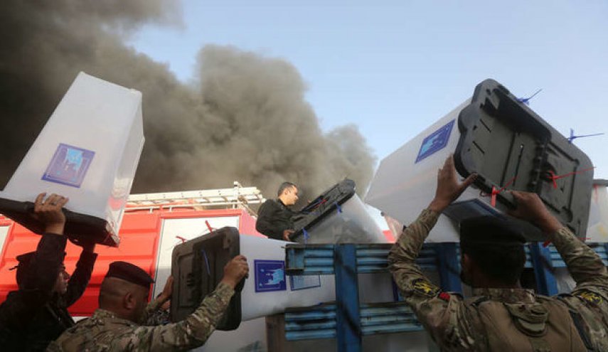 وزارت کشور عراق: آتش‌سوزی در محل نگهداری صندوق‌های رای عمدی بود