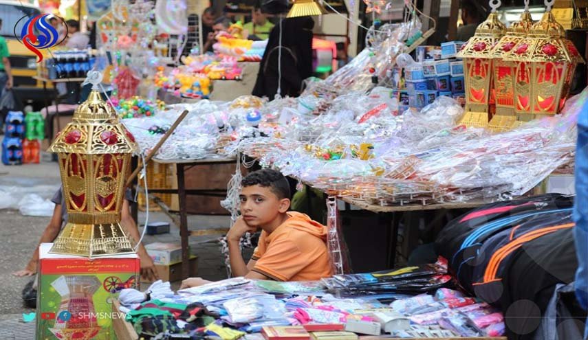 الركود في أسواق غزة المحاصر عشية عيد الفطر 