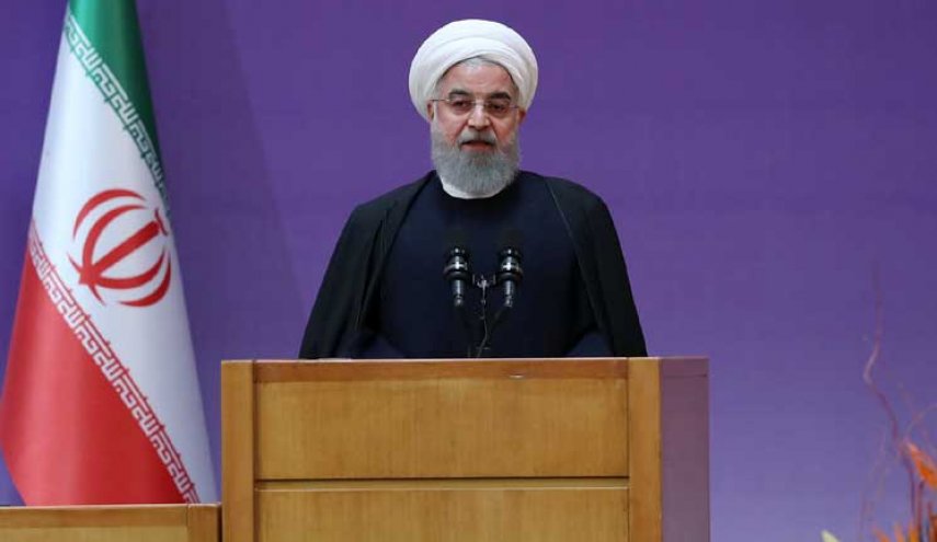 روحاني : الحظر ضد ايران هدفه القضاء على الثورة واستسلامها