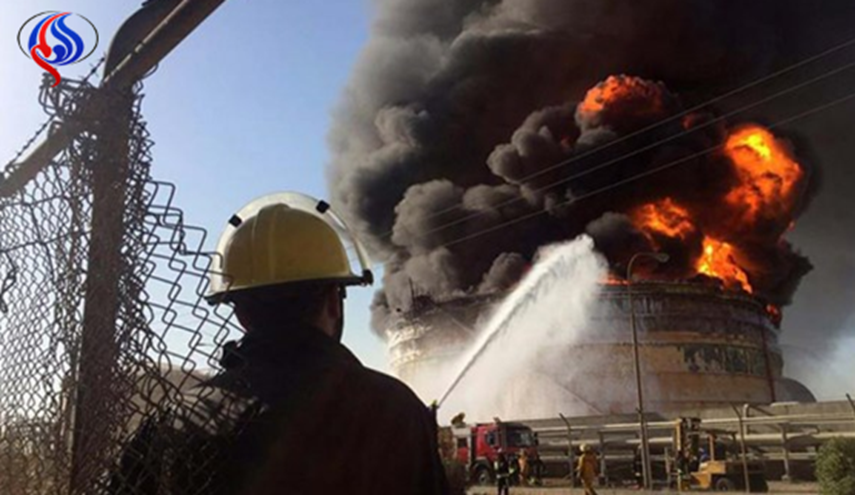 مصرع شخص واصابة 9 آخرين في حادث الحريق بجنوب غرب ايران