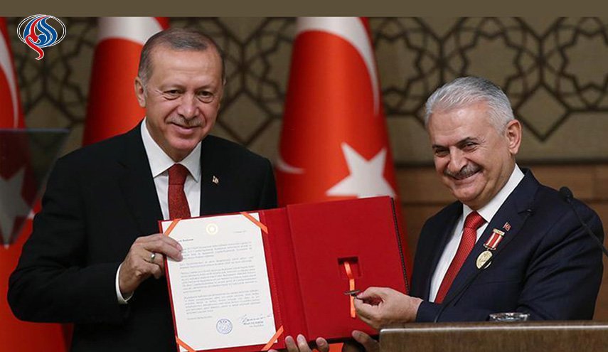ختم رئاسة الوزراء يصل ليد أردوغان من جديد