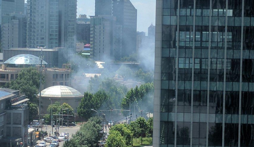 شنیدن شدن صدای انفجار در نزدیکی سفارت آمریکا در پکن