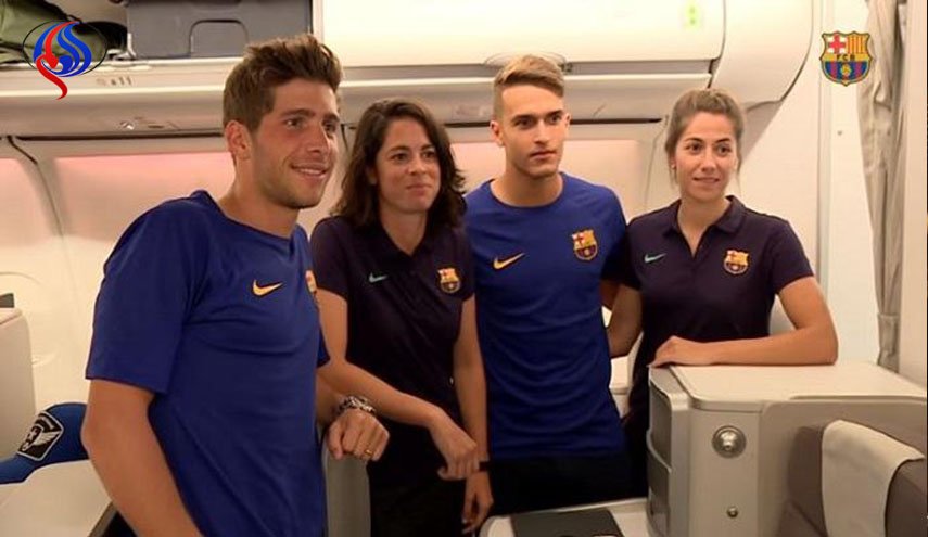 جدل بسبب تمييز نادي برشلونة بين فريقي الرجال والسيدات في مقاعد الطيران
