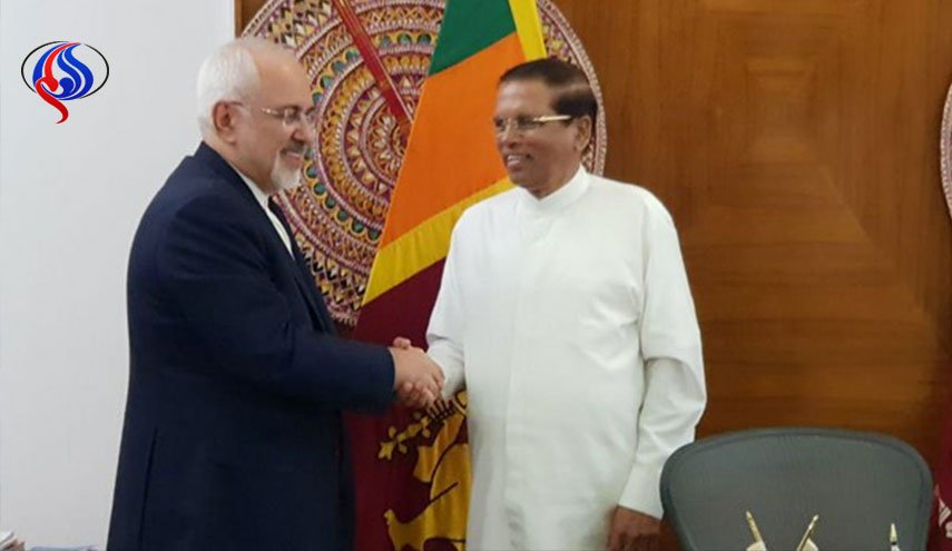 رئیس جمهور سریلانکا در دیدار ظریف: هیچ مانعی بر سر راه تعمیق روابط با ایران وجود ندارد