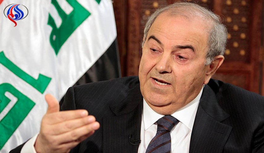 علاوي يوجه دعوة لجميع القوى السياسية في العراق 
