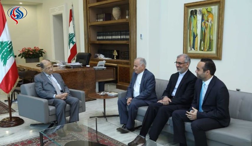 ممثل الطائفة الآشورية في ايران يلتقي الرئيس اللبناني