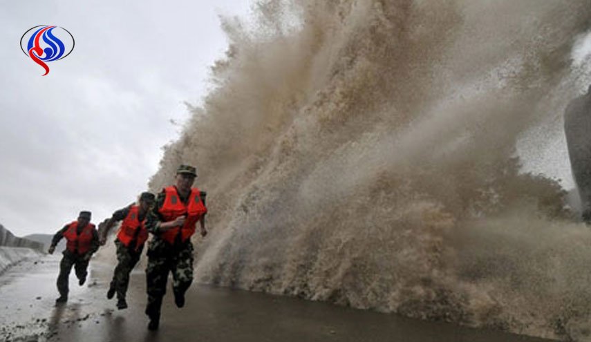 توفان یاگی با سرعت 120 کیلومتر شرق چین را فرا گرفت