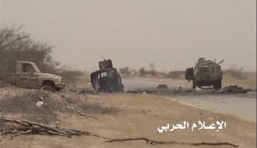 بازداشت 34 مزدور سعودی در غرب یمن/ انهدام چندین خودروی نظامی سعودی توسط نیروهای یمنی
