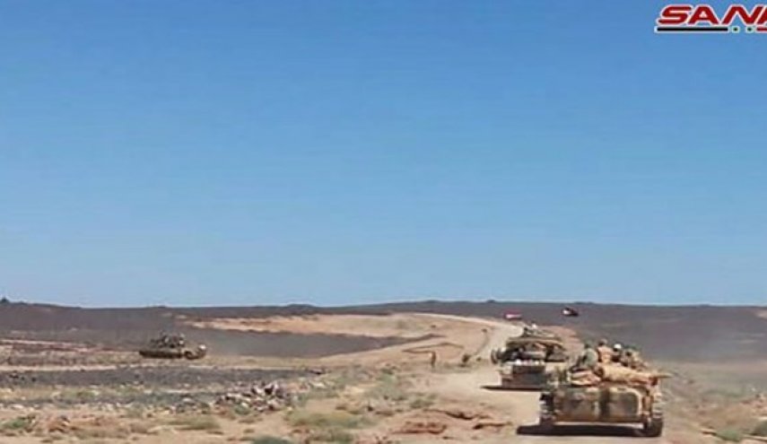 30 داعشی در چنگ ارتش سوریه در صحرای سویداء
