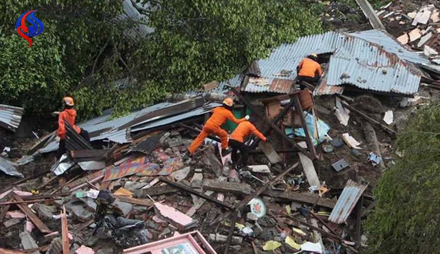 555 قتيلا حصيلة ضحايا الزلزال في اندونيسيا