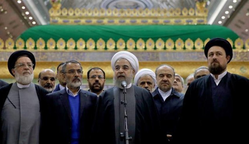 تجدید میثاق رئیس جمهور و اعضای هیات دولت با آرمان‌های امام خمینی(ره)