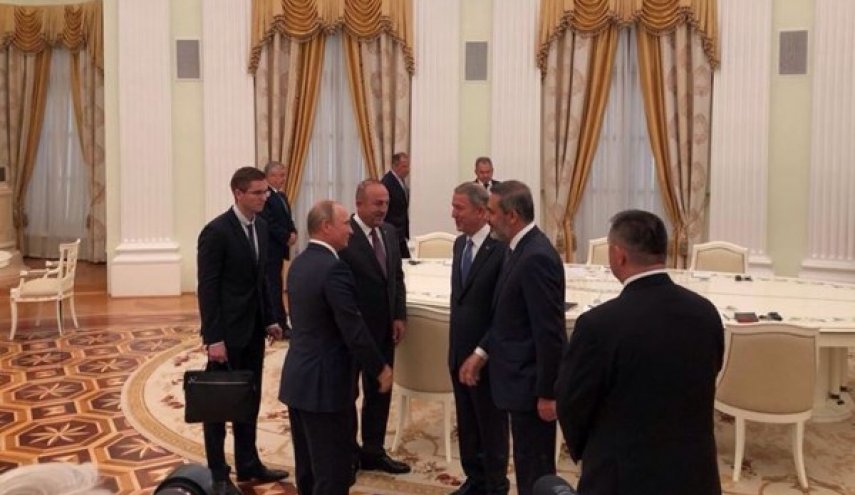 هیات‌ اعزامی ترکیه با رئیس‌جمهور روسیه دیدار کرد
