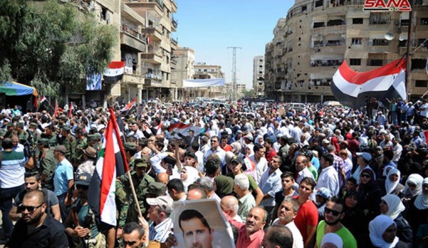 بازگشت هزاران نفر از ساکنان شهر «داریا» در ریف دمشق به منازل خود