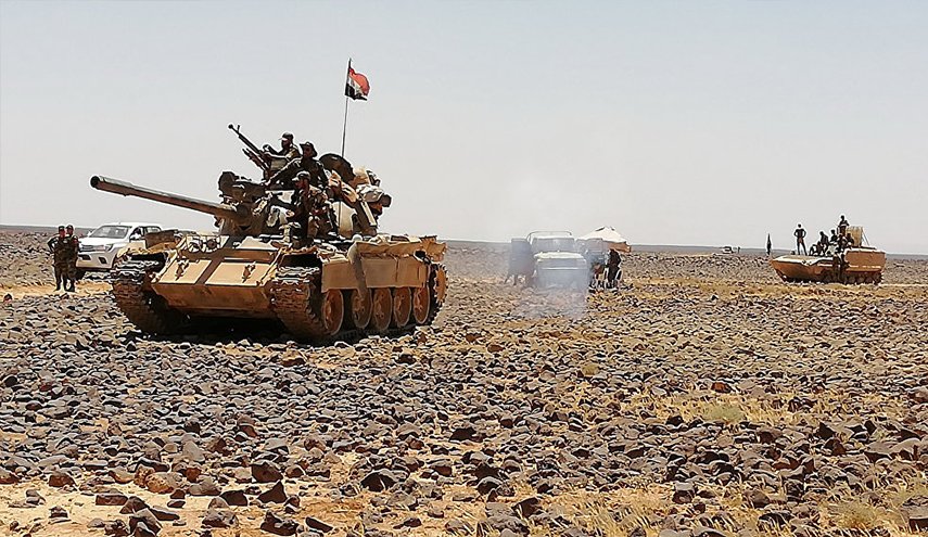 الجيش  السوري يتقدم في عملياته في تلول الصفا ببادية السويداء