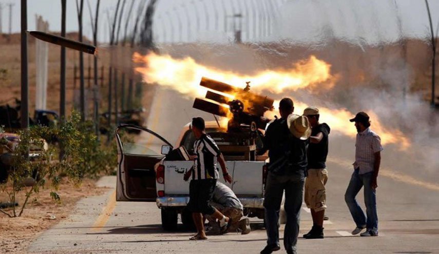 درگیری پراکنده در پایتخت لیبی با وجود اعلام آتش‌بس