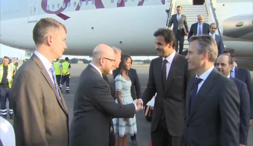 أمير قطر يصل إلى ألمانيا
