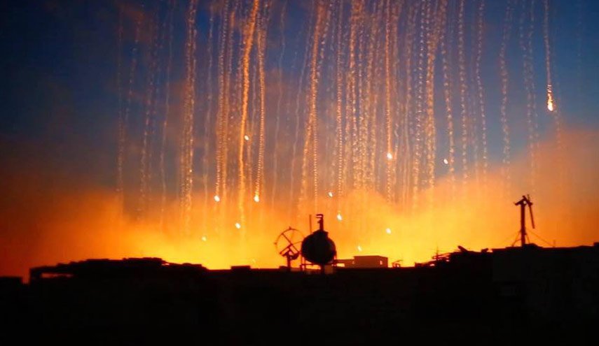 الجيش الروسي: طائرات اميركية القت قنابل فسفورية على دير الزور