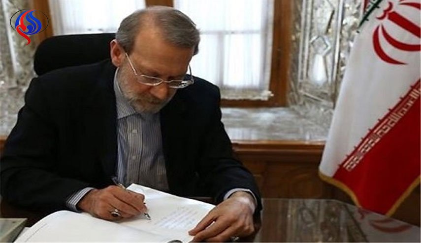 لاریجانی انتخاب «الحلبوسی» به ریاست پارلمان عراق را تبریک گفت